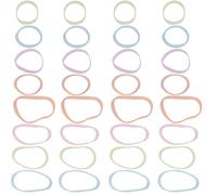 HOMOCONO Élastiques à Cheveux Jetables en Silicone Extensible Lot de 1000 Pièces Petits Bandeaux pour Cheveux Sport Coiffures Simples