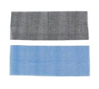 HOMOCONO Épilateur de Confortable en Chinlon 2pcs, Serviette Exfoliante Légère à Structure en Bande pour Gommage des Jambes Dos
