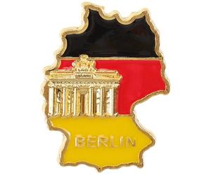 HOMOCONO Épinglette Drapeau Allemand Métal à Clip Bâtiments Emblématiques pour Occasions Spéciales et Style Quotidien