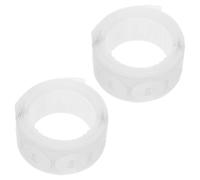 HOMOCONO Étiquettes Autocollantes Rondes pour Renforcement et Réparation des Trous Perforés 500pcs en Pvc Blanc Étanches, pour Classeurs et Fournitures de Bureau