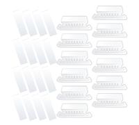 HOMOCONO Étiquettes de Set Pratiques en Pvc Blanc pour Dossiers Suspendus Facile à Utiliser Portable Lot de 1 Set pour Bureaux et Archives