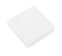 HOMOCONO Feuilles de Papier de Pesée Pratiques Blanches en Papier Carré Non Adhésif pour Transfert D'échantillons Résistance à L'humidité, Lot de 500 Feuilles pour Laboratoire