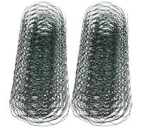 HOMOCONO Filet à Fleurs 2 Rouleaux en Fer Vert, Mailles 19 Mm | Attaches, Léger et Finition Soignée, pour Bouquets Stylés et Porte-bijoux