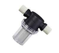 HOMOCONO Filtre à Eau Pour Lave-linge Et Jardin Avec Raccord Haute Pression Pvc Maille Pour Nettoyeurs Haute Pression Et Accessoires De Jardin Noir