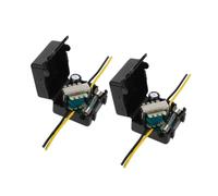 HOMOCONO Filtre de Puissance 12v pour Voiture, Lot de 2 Pièces, du Bruit Audio, Installation Facile, Compatible Équipements Audio et Vidéo