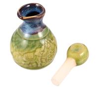 HOMOCONO Flacon en Céramique Élégant pour Huile Essentielle Bouchon, Bouteille Facile à Utiliser pour Parfum et Eau, Accessoire Décoratif pour Aromathérapie