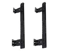 HOMOCONO Glissière Coulissante pour Clavier et Tiroir 35 MM Large, Rail Métallique Noir à Roulement à Billes, Paire pour Tiroir sous Bureau Coulissant, Support Clavier Coulissant, Usage