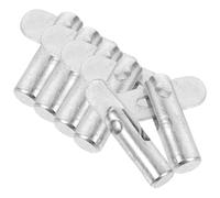 HOMOCONO Goupilles Fixes D'échafaudage Galvanisées Argentées, Lot de 8 Pièces, Sécurité Renforcée et Installation Facile pour Accessoires Professionnels D'échafaudage