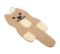HOMOCONO Griffoir Tapis Résistant pour Chat Eva l'usure à Sisal, Marron pour Protéger la Maison Canapé, pour Chatons