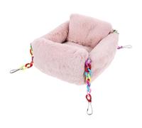 HOMOCONO Hamac Confortable en Coton pour Hamster Design Double Couche, Nid Douillet Suspendu pour Repos et Jeu Cage ou Autres Lieux