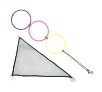 HOMOCONO Hamac-lit de Lézard Vert en Plastique Haute Résistance, Filet Suspendu Sécurisé pour Serpent et Gecko, Accessoires pour Grimper en Intérieur et Extérieur