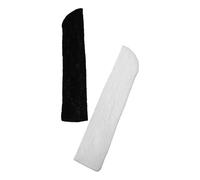 HOMOCONO Housse pour Éventail Pliant 2pcs en Lin Léger Dentelle Faite Main, Pochette Pratique et Vintage pour Diverses Occasions, Protection Élégante et Portable