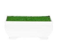 HOMOCONO Jardinière Rectangulaire 1 Set en Plastique avec Flocage Mousse