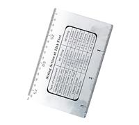 HOMOCONO Jauge Action Corde Guitare Acier Règle Mesure Précise Portable pour Guitare Électrique Acoustique Réglage Manche Instrument