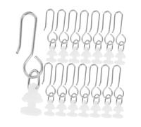 HOMOCONO Jeu de Crochets et Poulies pour Rideaux de Glisseurs Accessoires pour Rails de Rideau Installation Rapide et Compatible Voilage et Occultant