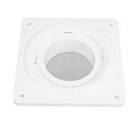 HOMOCONO Kit de Connexion de Conduit de Sécheuse avec Plaque Murale et Joint Étanchéité Connecteur Rapide pour Tuyau Évacuation de Chaleur de Sécheuse Adapté Aux Salles de Bain Buanderies