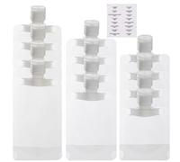 HOMOCONO Kit de Flacons de Voyage Distribution Facile sans Gaspillage en 30ml 50ml 100ml pour Lotion et Maquillage Portable pour Déplacements