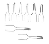 HOMOCONO Kit de Pointes de Pyrogravure en Métal 18-23, 8 Pièces Assorties, Outil de Gravure pour Bois et Calebasse, Stylo Pyrograveur Embouts Interchangeables