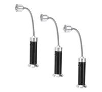 HOMOCONO Lampe de Barbecue LED Multifonction Col Flexible 360 Degrés en Alliage D'aluminium, 3 Pièces pour Camping et Éclairage Extérieur Pratique
