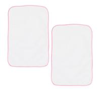 HOMOCONO Linge à Repasser Pratique 2pcs en Tissu Maille Rose, Protège la Chaleur et Brûlures, Réutilisable, Filet de Protection pour Repassage la Maison