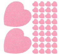 HOMOCONO Lingettes Dissolvantes pour Ongles en Coton 200 Feuilles Forme Cœur Boîte, Surface Douce, Confortables et Sûres pour Manucure et Déplacements