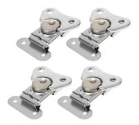 HOMOCONO Loquets à Ressort en Fer, Lot de 4 Pièces pour Boîte à Outils et Armoire, Fixation Rapide, Utilisation Industrielle et Coffrets en Bois