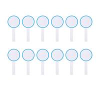 HOMOCONO Lot de 12 Tableaux de Score Effaçables Bleus en Mousse Réutilisables, Panneaux Pratiques pour Vote et Notation à Main, Matériel Anti-usure Léger