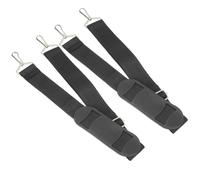 HOMOCONO Lot de 2 Sangles pour Étui à Violon en Toile Noire Boucle Métallique Solide, Faciles à Nettoyer, pour Performance en Extérieur