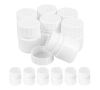 HOMOCONO Lot de 20 Flacons Échantillons Vides Blancs 30ml en Hdpe avec Bouchon à Vis, Design Compact et Léger, pour Voyage ou Bureau