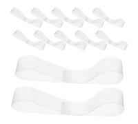 HOMOCONO Lot de 20 Paires de Brides Élastiques Invisibles en Tpu pour Chaussures à Talons Hauts, Antidérapantes et Ajustables, Shopping Déplacements Quotidiens