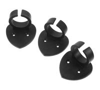 HOMOCONO Lot de 3 Supports de Microphone Plastiques Pinces Adhésives pour Micro Professionnel et Fixation Stable Lors de Spectacles