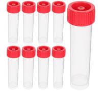 HOMOCONO Lot de 30 Flacons D'échantillon en Plastique Réutilisable de 30ml avec Bouchon à Vis Étanche pour Tubes D'essai Polyvalents de Laboratoire