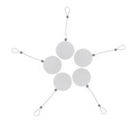 HOMOCONO Lot de 5 Étuis Rétractables Anti-câble en Acier et Abs, Faciles à Utiliser, 90 Cm, pour Tablettes et Téléphones en Boutique ou Exposition