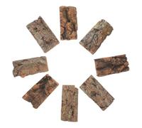 HOMOCONO Lot de 8 Écorces de Liège Naturelles pour Terrarium, Accessoire Solide Réduisant Le Stress, pour Tortues et Tarentules en Aquarium ou Enclos