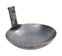 HOMOCONO Louche à Eau en Fer Épaissie Grosse Capacité Manche Long, Cuillère à Eau Ménagère Réutilisable pour Arroser les Fleurs Jardin
