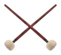 HOMOCONO Maillet de Tambour 2pcs Manche en Bois et Tête en Feutre, Prise Confortable, Design Multifonction pour Percussion et Entraînement Musical