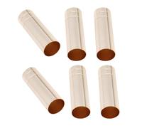 HOMOCONO Manchon de Douille en Fer 25X80 MM pour Lustre, Lot de 6 Pièces, Cache-Base Compatible Bougies, Accessoires Suspendre Luminaire Chambre Adulte