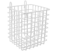 HOMOCONO Mangeoire Suspendue en Fer Blanc pour Lapin Nain Design Simple et Facile à Stocker, pour Cage d'animaux Petits et Lapins