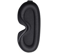 HOMOCONO Masque de Sommeil Léger et Facile à Transporter Bandeau Élastique Occultant Noir en Mousse à Mémoire de Forme Voyage Sommeil des Hommes et Femmes