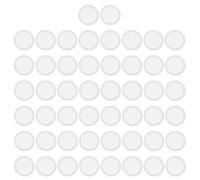 HOMOCONO Membranes Transparentes pour Kazoo 50 Pièces en Abs Solide, Accessoires Universels pour Instruments à Vent, Diaphragmes Légers et Faciles à Appliquer, pour Flûte Kazoo et Musique