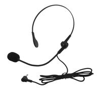 HOMOCONO Microphone Cravate Filaire Professionnel Noir Design Ergonomique et Matériau Plastique, pour Enseignants et Cours de Fitness en Groupe