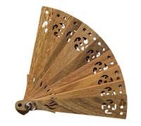 HOMOCONO Mini Éventail Pliant Pendentif Décoratif pour Sac Voiture Porte Clés Style Rétro Chinois