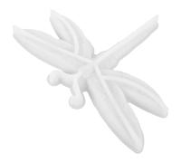 HOMOCONO Moule en Silicone Libellule 3D pour Passionnés de Loisirs Créatifs | Moule Silicone pour Platre, Décor Mural et Ornements Suspendus, Silicone Blanc, Démoulage Facile