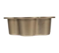 HOMOCONO Moule Gâteau Cannelé Métal Doré Fond Amovible, Moule Profond pour Four de Fleur, Adapté aux Petits Gâteaux et Tartes, Démoulage sans Coller