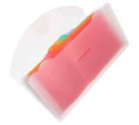 HOMOCONO Organisateur de Documents de Bureau Lot de 2 Pochettes Accordéon 13 Compartiments Plastique Extensible pour Rangement Factures et Reçus à Domicile ou Bureau