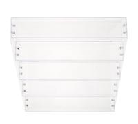 HOMOCONO Organisateur Présentoir à Cigarettes 5 Niveaux, Étagère Murale en Acrylique Transparente pour Rangement de Paquets, Adapté aux Supérettes et Bureaux