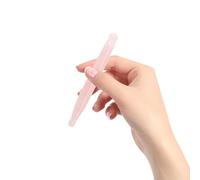 HOMOCONO Outil de Massage Guasha Bâton de Massage Corporel en Quartz Rose Naturel la Circulation Sanguine, Détendre Muscles et Soulager Tensions, pour Visage et Yeux