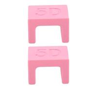 HOMOCONO Outil Magnétique Professionnel pour Ongles en Gel 2pcs Aimant Multi-angles Rose en Plastique pour Manucure DIY à Domicile Accessoires de Beauté