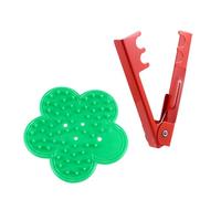 HOMOCONO Outil pour Enlever Les Épines de Rosier 3 Pièces Métal et Silicone Ensemble Jardinage pour Élagage et Préparation de Bouquets pour Passionnés de Fleurs Couleur Aléatoire