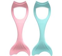 HOMOCONO Outils de Maquillage pour Cils et Yeux Lot de 2 Applicateurs Mascara Protection Accessoires en Silicone Résistants Kit Maquillage pour Usage Quotidien